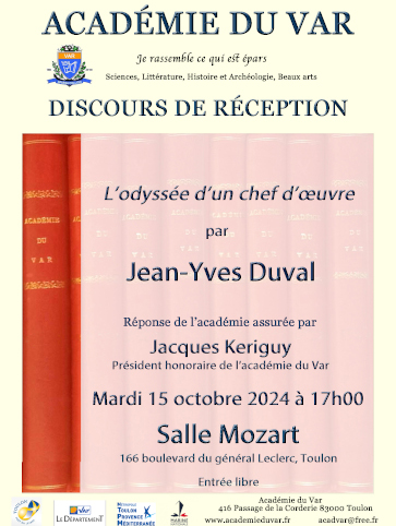 Salle Mozart, 17h00 - 18h30 : Discours de rception